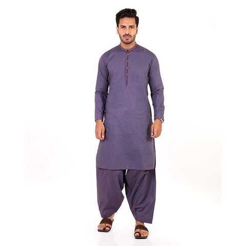 Junaid Jamshed Deep Purple Cotton Men's Kurta Winter Collection Volume 4,2017