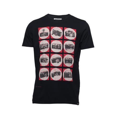 COOPH CAMCHART T-SHIRT, BLACK, MEDIUM