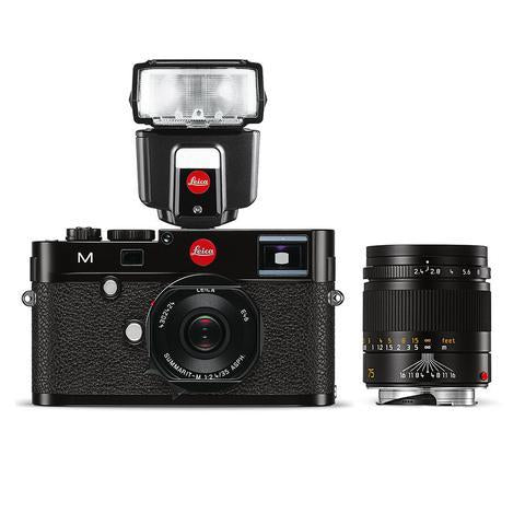 LEICA M (TYP 262) BUNDLE WITH SUMMARIT-M 35MM F/2.4, 75MM F/2.4, SF 40, SYSTEM CASE M