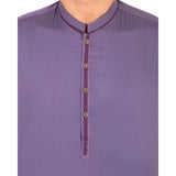 Junaid Jamshed Deep Purple Cotton Men's Kurta Winter Collection Volume 4,2017