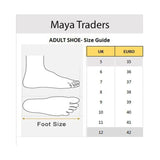 Maya Traders Black Canvas Slip On Rubber Dye Toms For Women - 1E