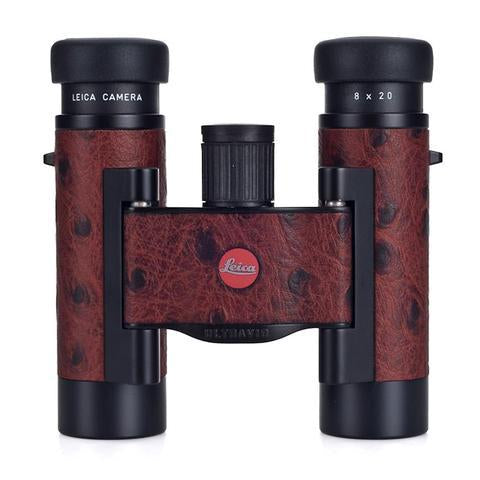 LEICA 8X20 COMPACT BINOCULAR - OSTRICH LEATHER EDITION