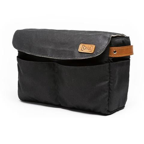 ONA ROMA CAMERA INSERT AND ORGANIZER - BLACK
