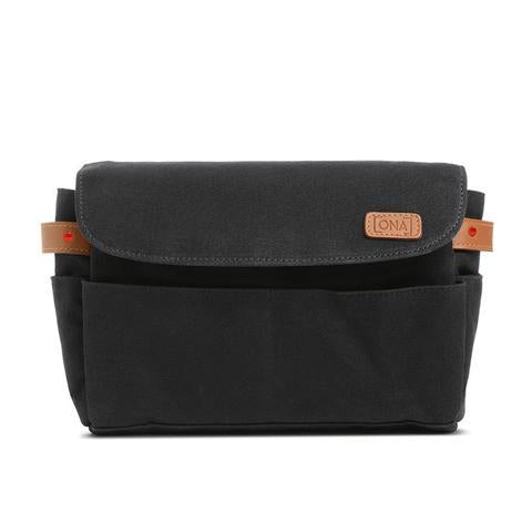 LEICA COLLECTION BY ONA, ROMA CAMERA INSERT AND ORGANIZER - BLACK