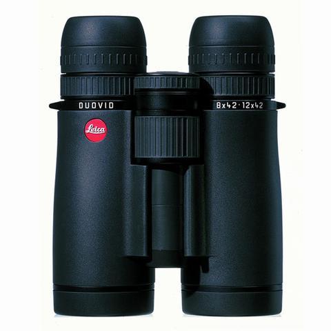 LEICA 8+12X42 DUOVID BINOCULAR - BLACK